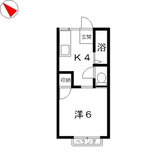 エビスコーポ【2階】の間取り