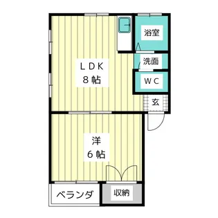 ちんから峠【1階】の間取り