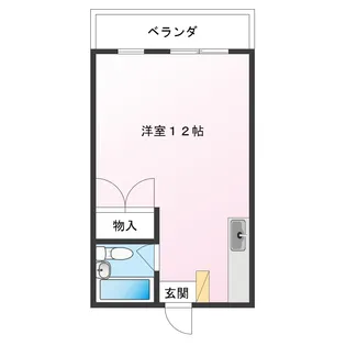 マートンドーム【3階】の間取り