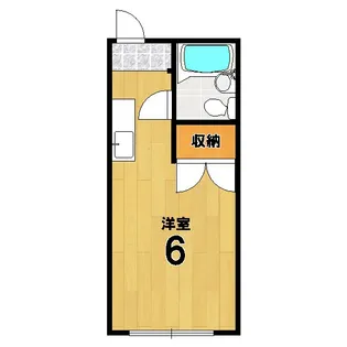 1Rの間取り画像