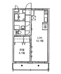 ユーミーマンションバウムI号館【2階】の間取り