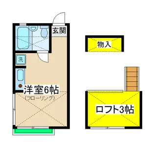 ステラヴィラ篠原【1階】の間取り