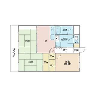 大八ビル【7階】の間取り