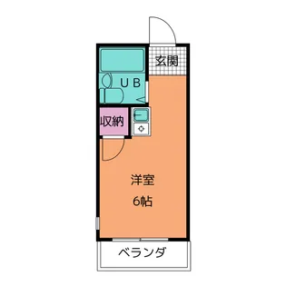 ヴィラージュ橘【2階】の間取り