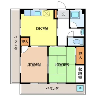 笠原ビル【2階】の間取り