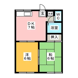 フォーブルミヨシ【1階】の間取り