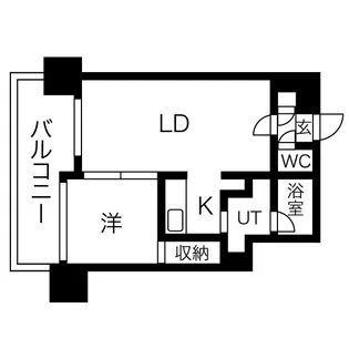 エッジウォーターテラス【12階】の間取り