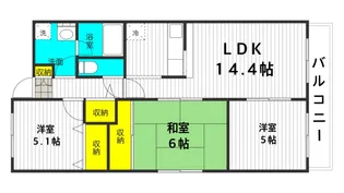 ミカド21【2階】の間取り
