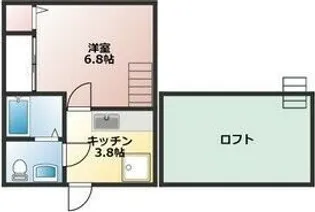 エスポワール桜本町【2階】の間取り
