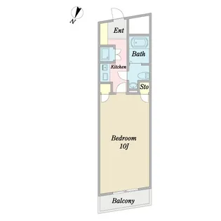 1Kの間取り画像