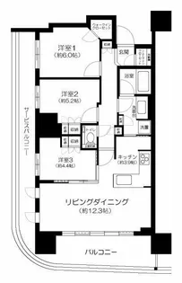 ドレッセタワー南町田グランベリーパーク【10階】の間取り