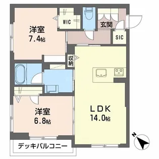 Fleuria【1階】の間取り