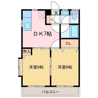 ソシアサニーヒル【1階】の間取り