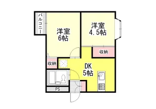 和歌山県橋本市野【マンション】の間取り