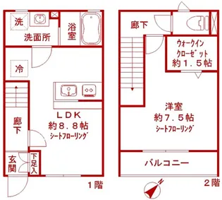 SKY上星川の間取り