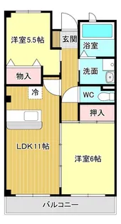 レジデンス浪漫【2階】の間取り