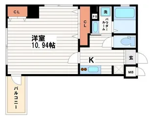 メゾン・デ・ノムラ南久宝寺【4階】の間取り