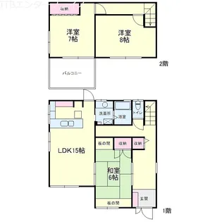 静岡県浜松市中央区富塚町【一戸建】の間取り