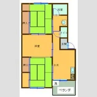 浅野第三ビル【2階】の間取り