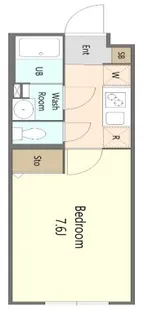 1Kの間取り画像