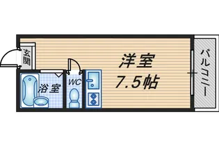 コンフォート豊中リバーサイドII【3階】の間取り