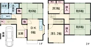 和歌山県和歌山市加納【一戸建】の間取り