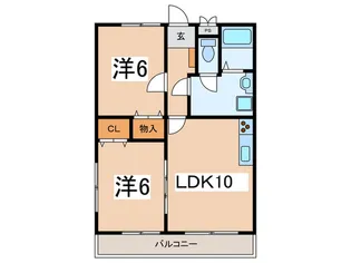 ハイムルミエ-ル【3階】の間取り