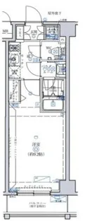 プレスタイル横濱SOUTH【4階】の間取り