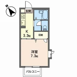 ドルフ・エイトク【2階】の間取り