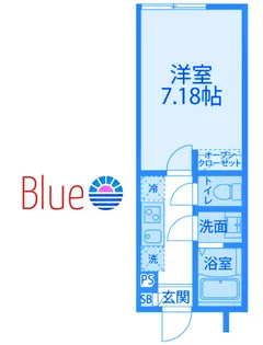 カインドネス湘南台【3階】の間取り