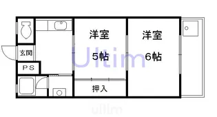 マンション中川【3階】の間取り