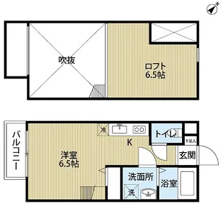 スリーパアダ【2階】の間取り