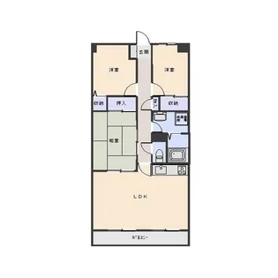 フォレストマンション【3階】の間取り