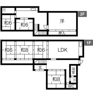 愛知県常滑市保示町3【一戸建】の間取り