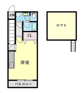 ラヴィ・アン・ドゥ II【2階】の間取り