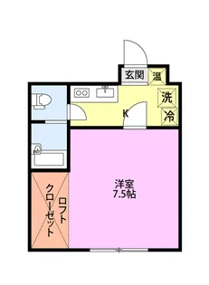 サンパレス【2階】の間取り