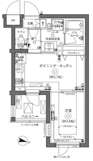 ZOOM中野坂上【3階】の間取り