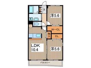 リュミエ-ル・ガ-デン【3階】の間取り
