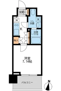 東京都江東区常盤2【マンション】の間取り
