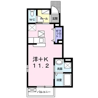 東京都町田市相原町【アパート】の間取り