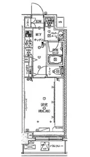 東京都新宿区西五軒町【マンション】の間取り