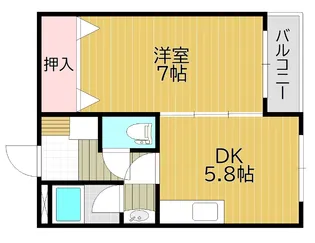 ESPASE東古松【3階】の間取り