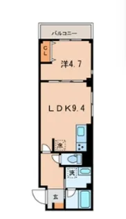 (仮称)墨田区亀沢3丁目計画【4階】の間取り