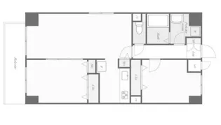 東京都荒川区西日暮里1【マンション】の間取り