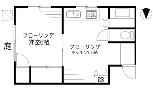 スカイメゾン【1階】の間取り
