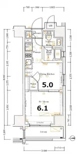 東京都荒川区東日暮里2【マンション】の間取り