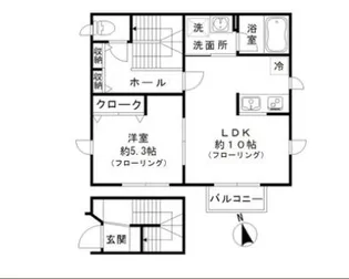 アイボリーコート高井戸西【2階】の間取り