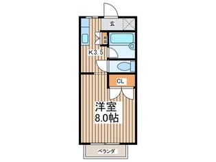 コミュニティプラザS【1階】の間取り