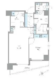 カスタリア銀座II【8階】の間取り