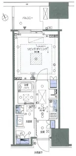 麻布台ヒルズレジデンスB【8階】の間取り
